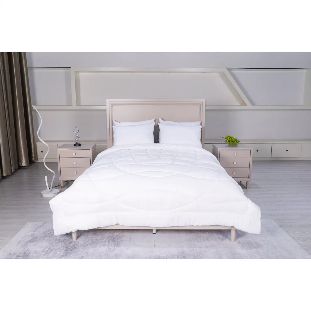 High Quality Bamboo Viscose Comforter Down Alternative Set Jacquard Quilts Bedding Quilt
